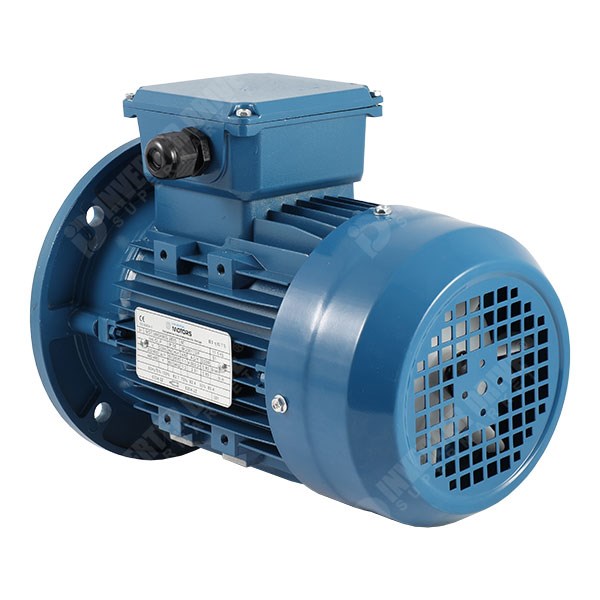 Photo of Universal IE3 0.75kW Aluminium Three Phase Motor 230V/400V 4 Pole 80 Frame B5