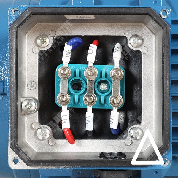 Photo of Universal IE3 2.2kW Aluminium Three Phase Motor 230V/400V 2 Pole 90L Frame B5