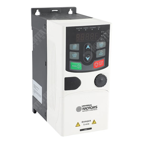 Photo of Universal UMB1 1.5kW 400V 3ph AC Inverter Drive, DBr, STO, Unfiltered