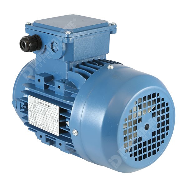 Photo of Universal IE2 0.55kW Aluminium Three Phase Motor 230V/400V 4 Pole 80 Frame B14