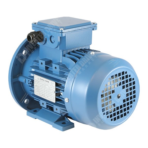 Photo of Universal IE2 0.37kW Aluminium Three Phase Motor 230V/400V 6 Pole 80 Frame B35