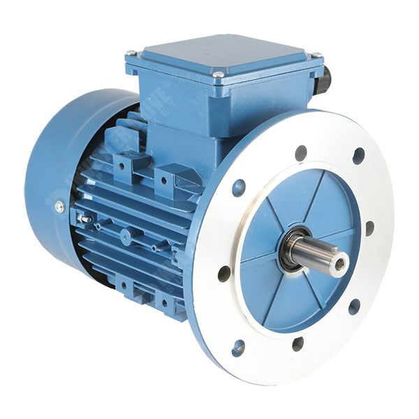 Photo of Universal IE2 0.55kW Aluminium Three Phase Motor 230V/400V 4 Pole 80 Frame B5