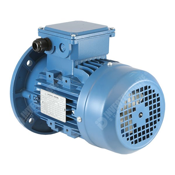 Photo of Universal IE2 0.55kW Aluminium Three Phase Motor 230V/400V 4 Pole 80 Frame B5