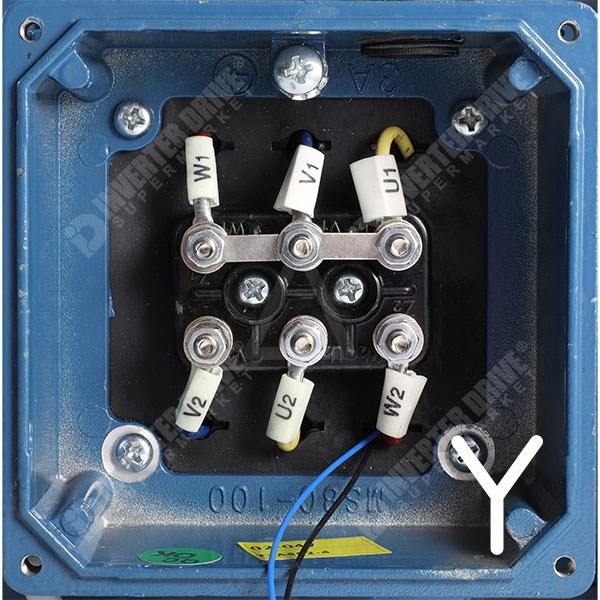 Photo of Universal IE2 0.37kW Aluminium Three Phase Motor 230V/400V 6 Pole 80 Frame B5