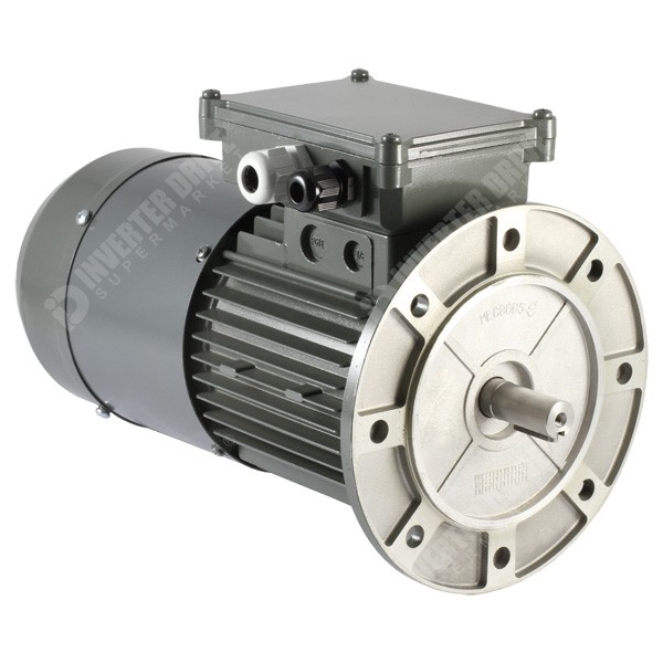 Photo of Vascat 0.75kW (1HP) x 1400RPM/2730RPM AC Vector Motor, IP54, B5, 80 Frame