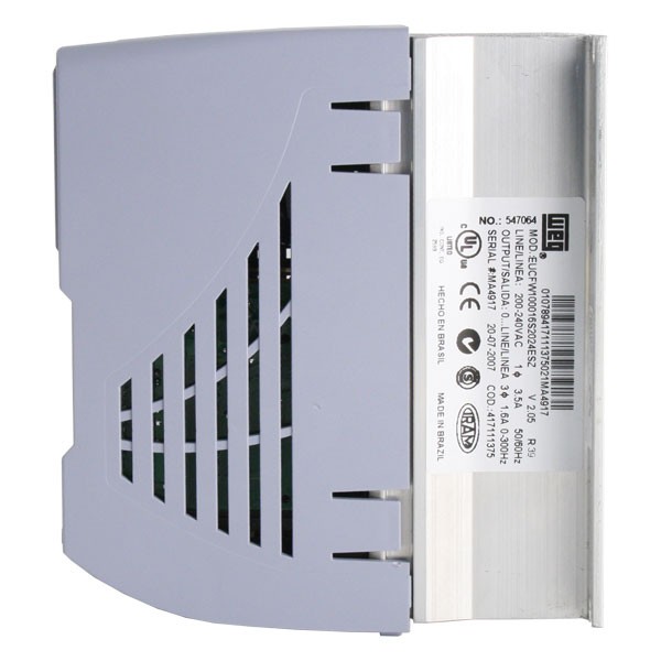 Photo of WEG CFW-10 - 0.18kW 230V 1ph to 3ph AC Inverter Drive Speed Controller