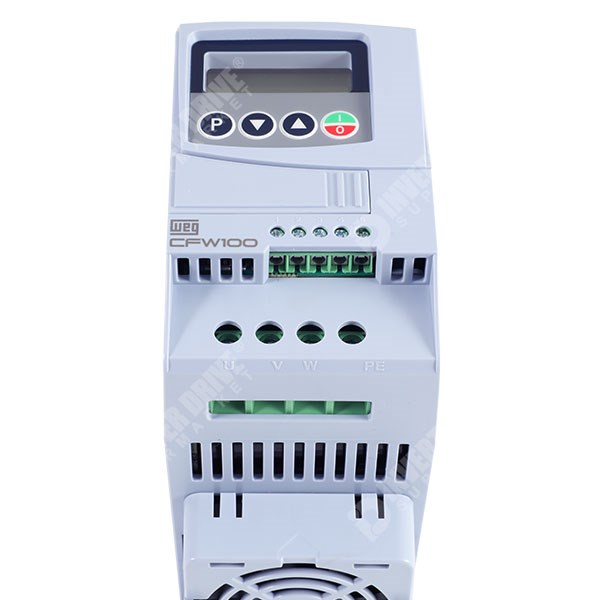 Photo of WEG CFW100 G2 IP20 1.1kW 230V 1ph to 3ph AC Inverter Drive, Unfiltered
