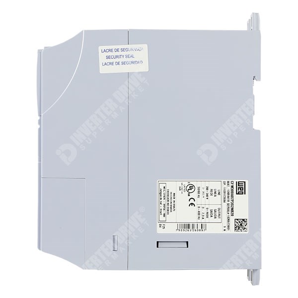 Photo of WEG CFW300 IP20 0.37kW 400V 3ph AC Inverter Drive, Unfiltered