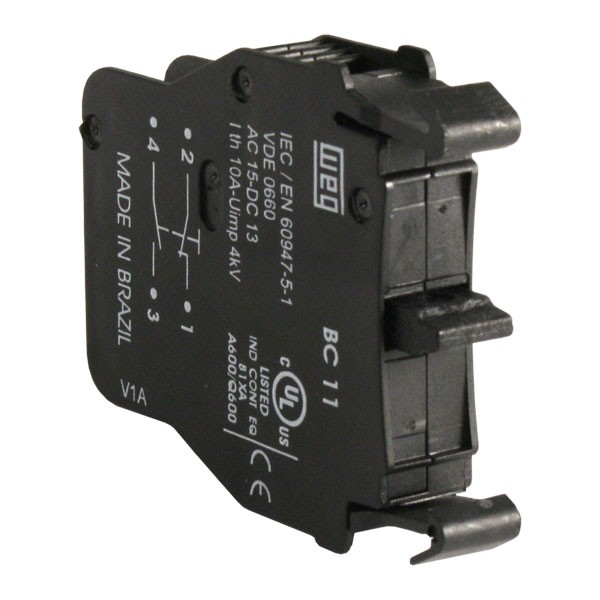 Photo of WEG CSW-BC11 - Contact Block, Double, 1 x NO, 1 x  NC