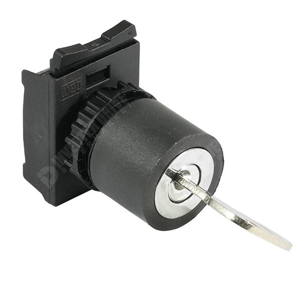 Photo of WEG SPARE CSW-CY2F45 - 22mm Selector Switch Knob with Key, 2 Fixed