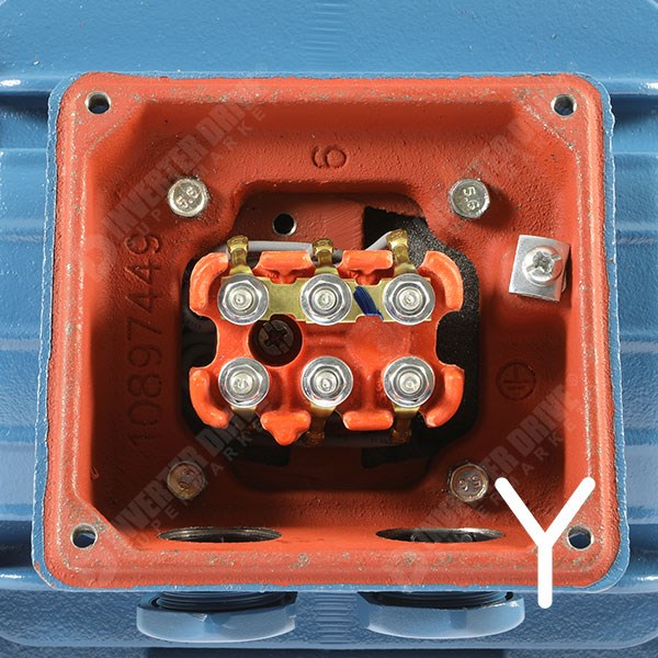 Photo of WEG W22 IE3 Cast Iron 2.2kW Three Phase Motor 230V/400V 2 Pole 90L Frame B3