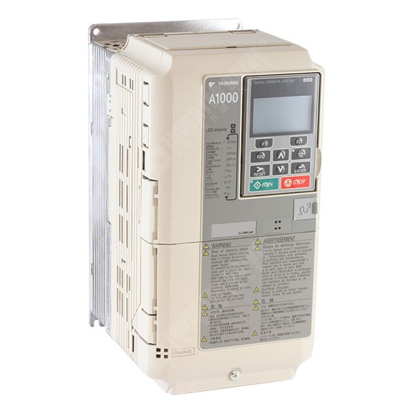 Photo of Yaskawa A1000 IP20 7.5kW/11kW 400V 3ph AC Inverter Drive, DBr, STO, Unfiltered