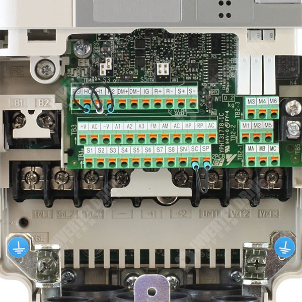 Photo of Yaskawa A1000 IP20 7.5kW/11kW 400V 3ph AC Inverter Drive, DBr, STO, Unfiltered