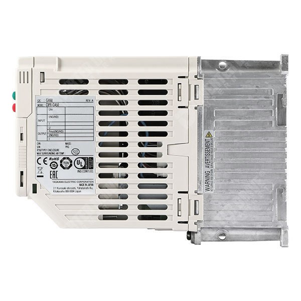 Photo of Yaskawa GA500 IP20 0.75kW/1.1kW 230V 1ph to 3ph AC Inverter, DBr, STO, C1 EMC