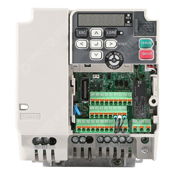 Photo of Yaskawa GA500 IP20 0.75kW/1.1kW 230V 1ph to 3ph AC Inverter, DBr, STO, C1 EMC