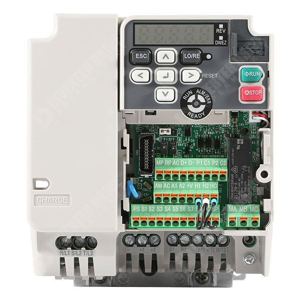Photo of Yaskawa GA500 IP20 1.1kW/1.5kW 400V 3ph AC Inverter Drive, DBr, STO, C2 EMC