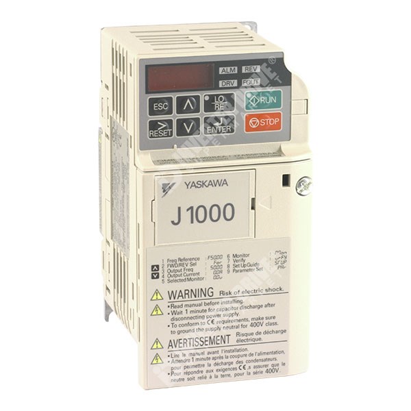 Photo of Yaskawa J1000 IP20 0.2kW/0.4kW 230V 1ph to 3ph AC Inverter, DBr, Unfiltered