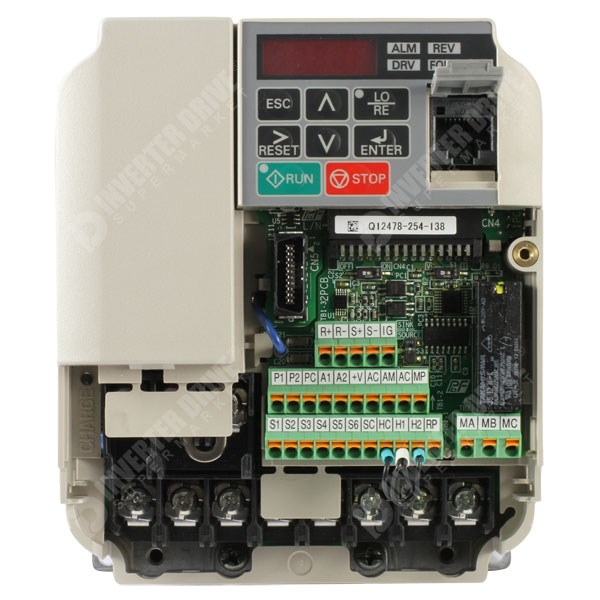 Photo of Yaskawa V1000 IP20 0.2kW/0.4kW 400V 3ph AC Inverter Drive, DBr, STO, Unfiltered
