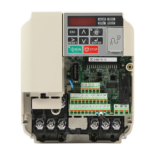 Photo of Yaskawa V1000 IP20 0.4kW/0.75kW 400V 3ph AC Inverter Drive, DBr, STO, Unfiltered