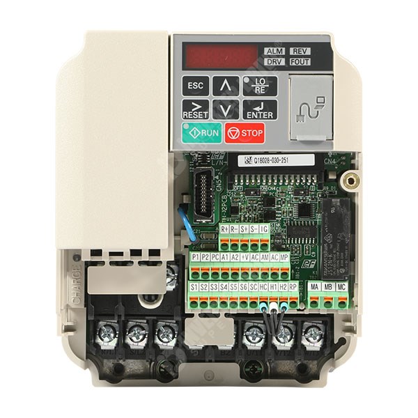 Photo of Yaskawa V1000 IP20 0.75kW/1.5kW 400V 3ph AC Inverter Drive, DBr, STO, Unfiltered