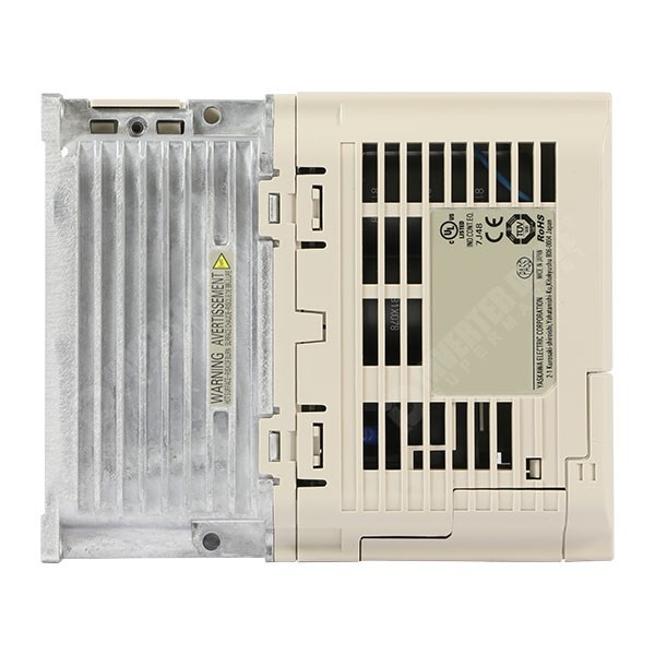 Photo of Yaskawa V1000 IP20 1.5kW/2.2kW 230V 1ph to 3ph AC Inverter Drive, DBr, STO, Unfiltered