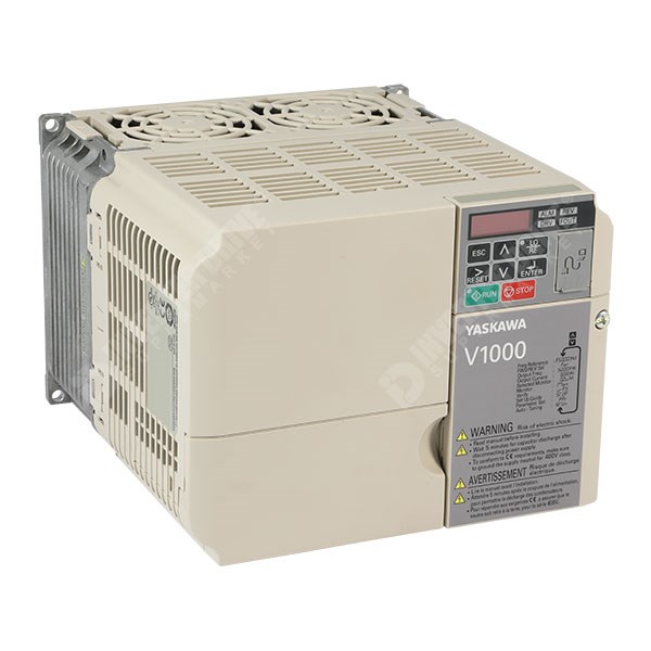 Photo of Yaskawa V1000 IP20 4kW 230V 1ph to 3ph AC Inverter Drive, DBr, STO, Unfiltered