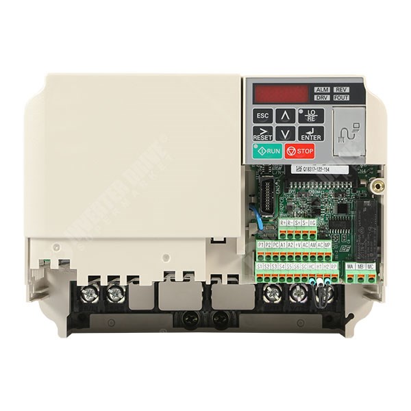 Photo of Yaskawa V1000 IP20 4kW 230V 1ph to 3ph AC Inverter Drive, DBr, STO, Unfiltered