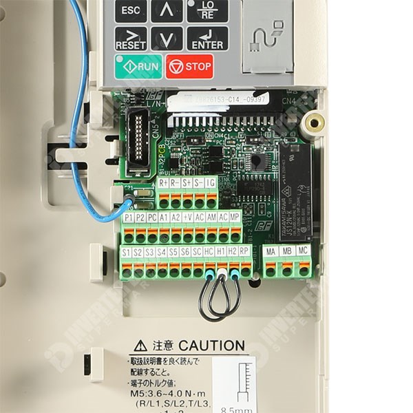 Photo of Yaskawa V1000 IP20 15kW/18.5kW 400V 3ph AC Inverter Drive, DBr, STO, Unfiltered